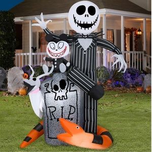 The Nightmare Before Christmas, Jack, Zero and Teddy Inflatable- NIB